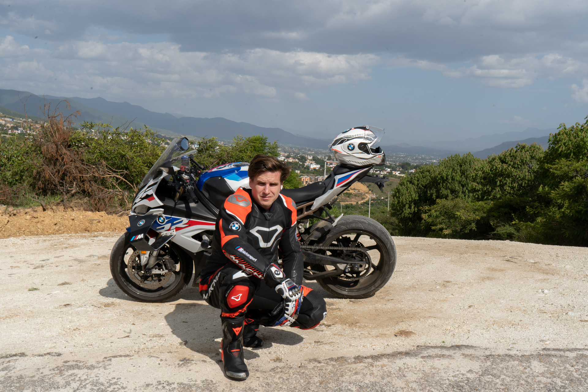 High Performance Mindset - Charles with BMW motorcycle